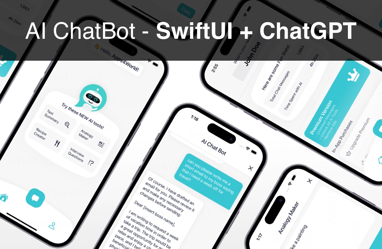 AI ChatBot iOS app template